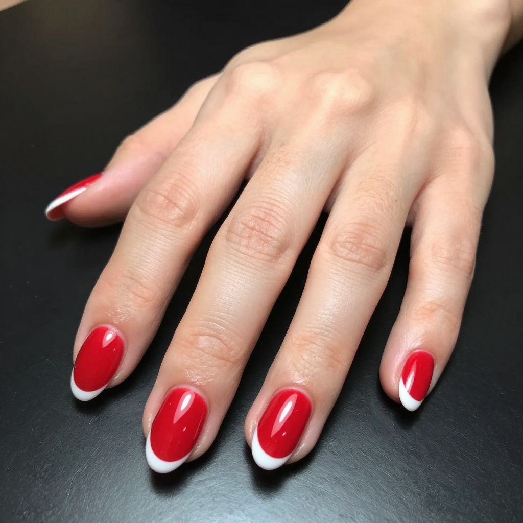 Almond nails design idea 14