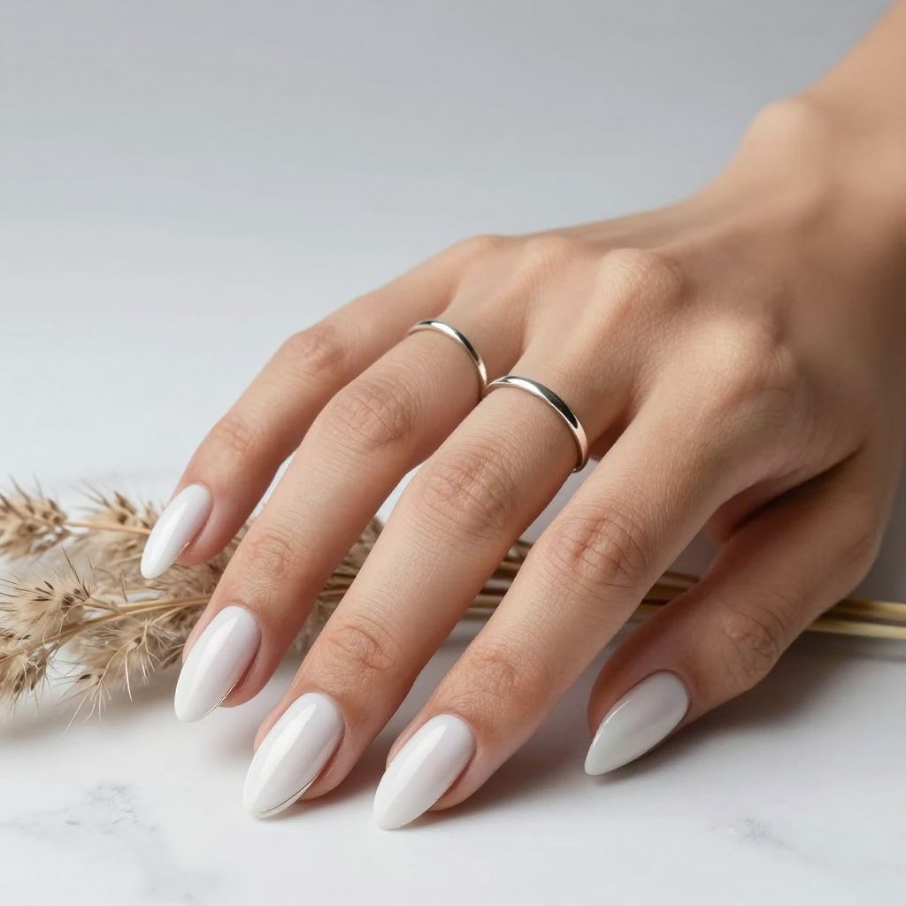 Clean White Almonds