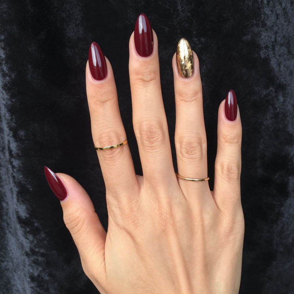 Deep Burgundy Stiletto