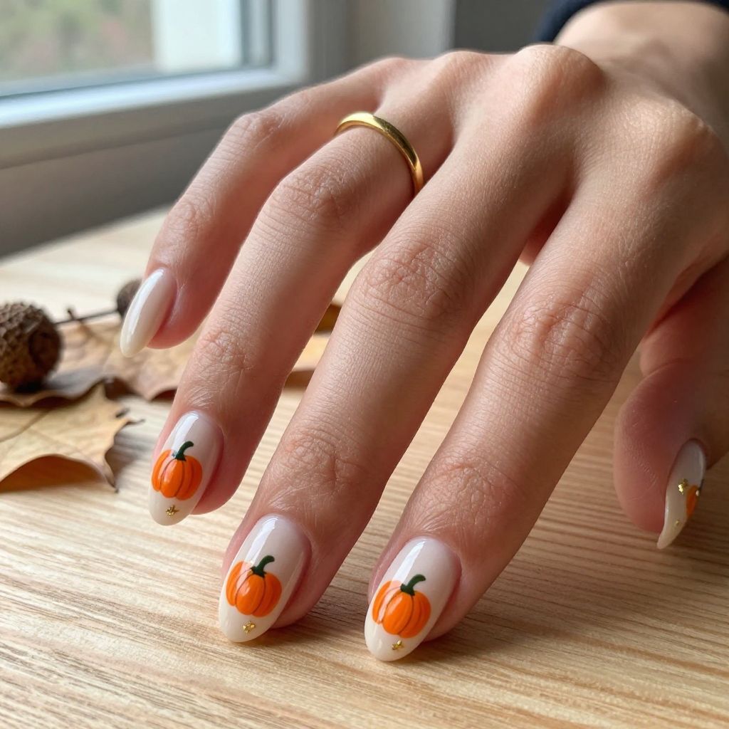 Pumpkin Nail Ideas 1