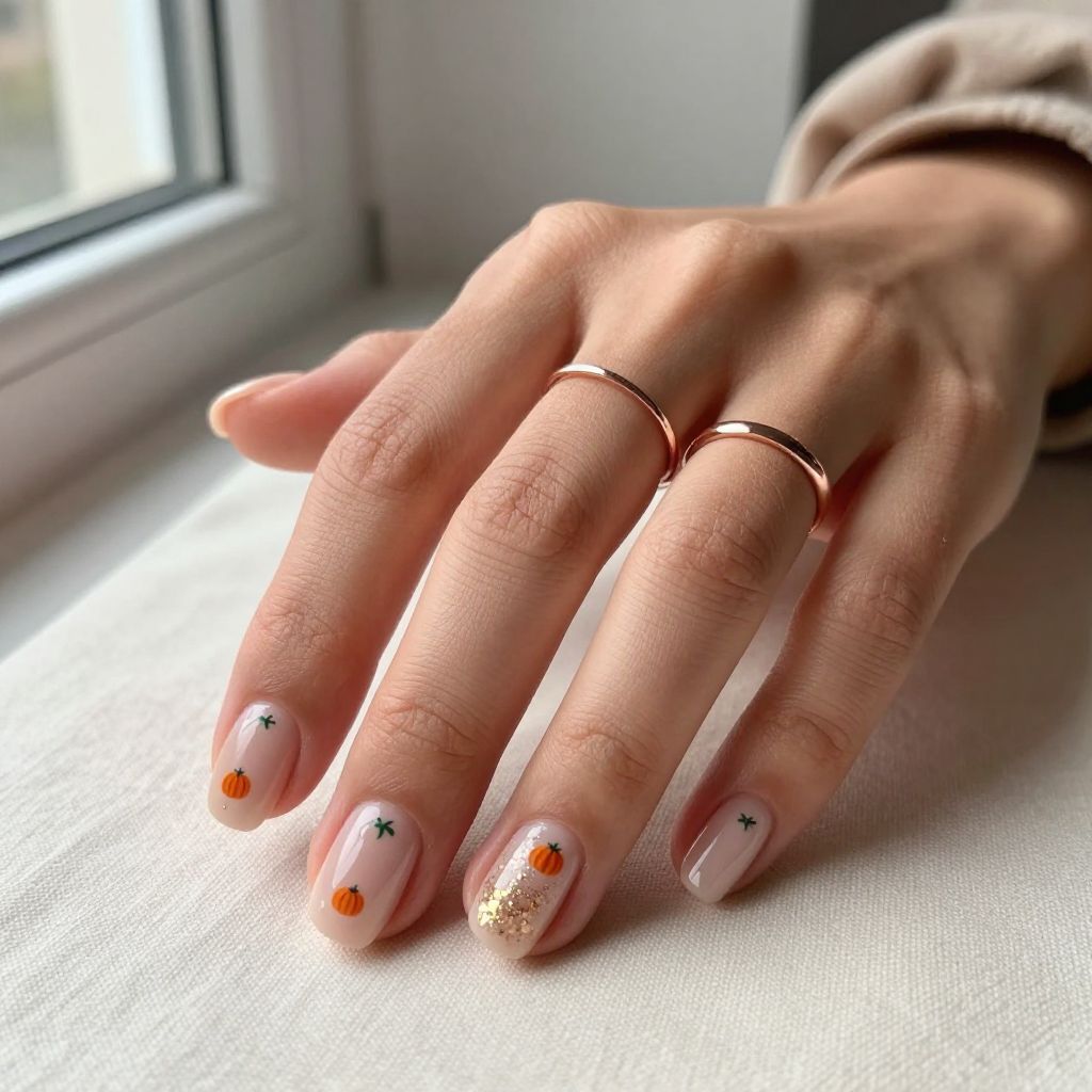 Pumpkin Nail Ideas 11