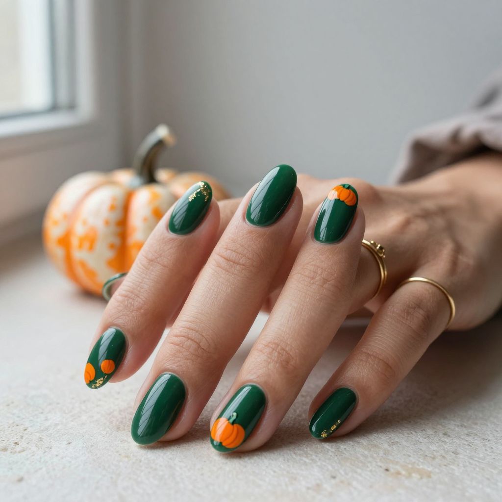 Pumpkin Nail Ideas 12