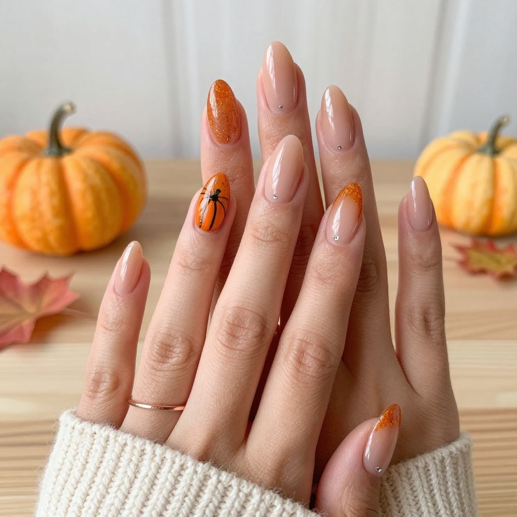 Pumpkin Nail Ideas 5