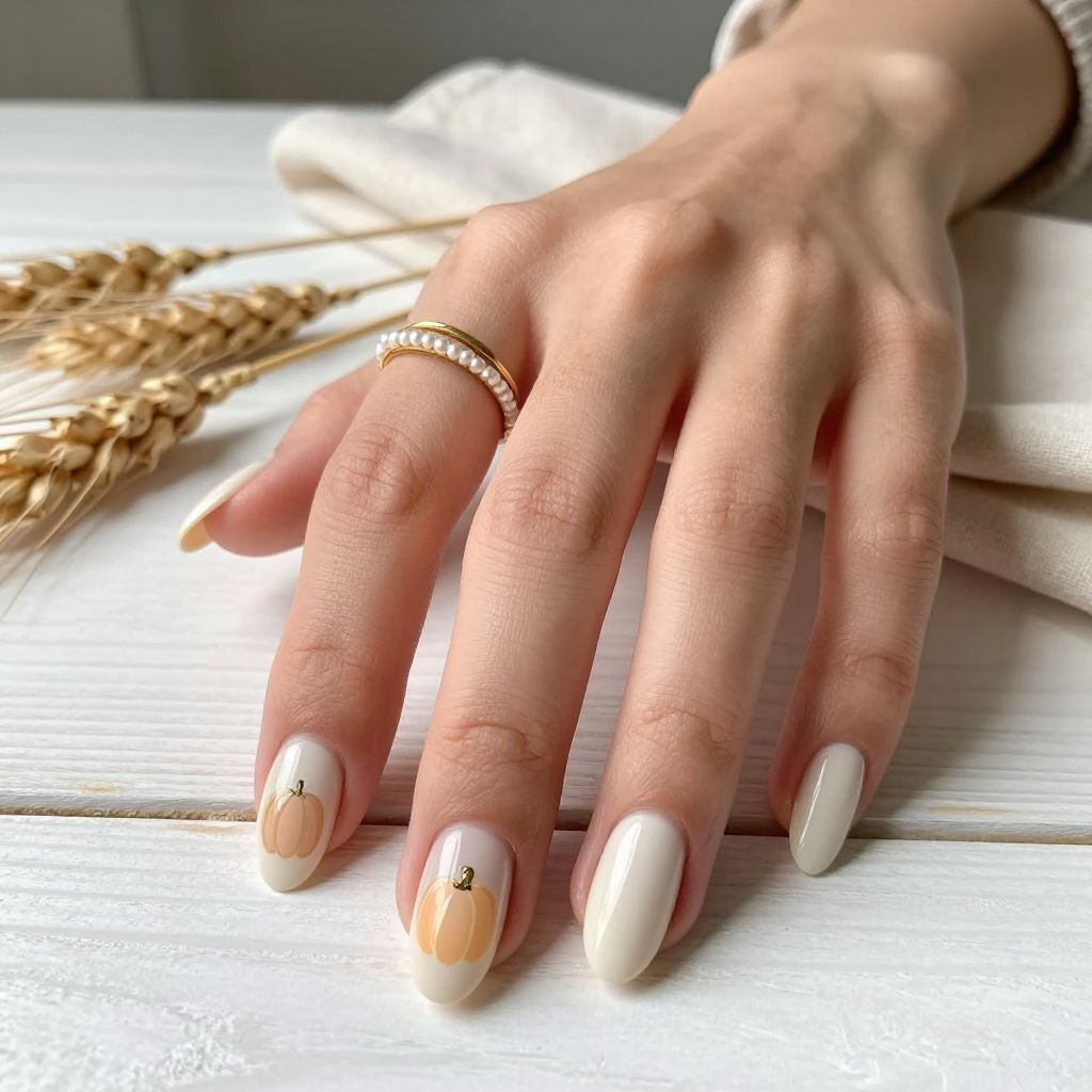 Pumpkin Nail Ideas 6