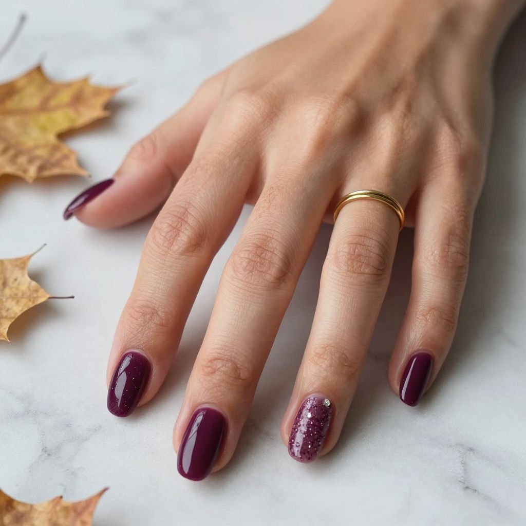 Purple Acrylic Nail Ideas 3