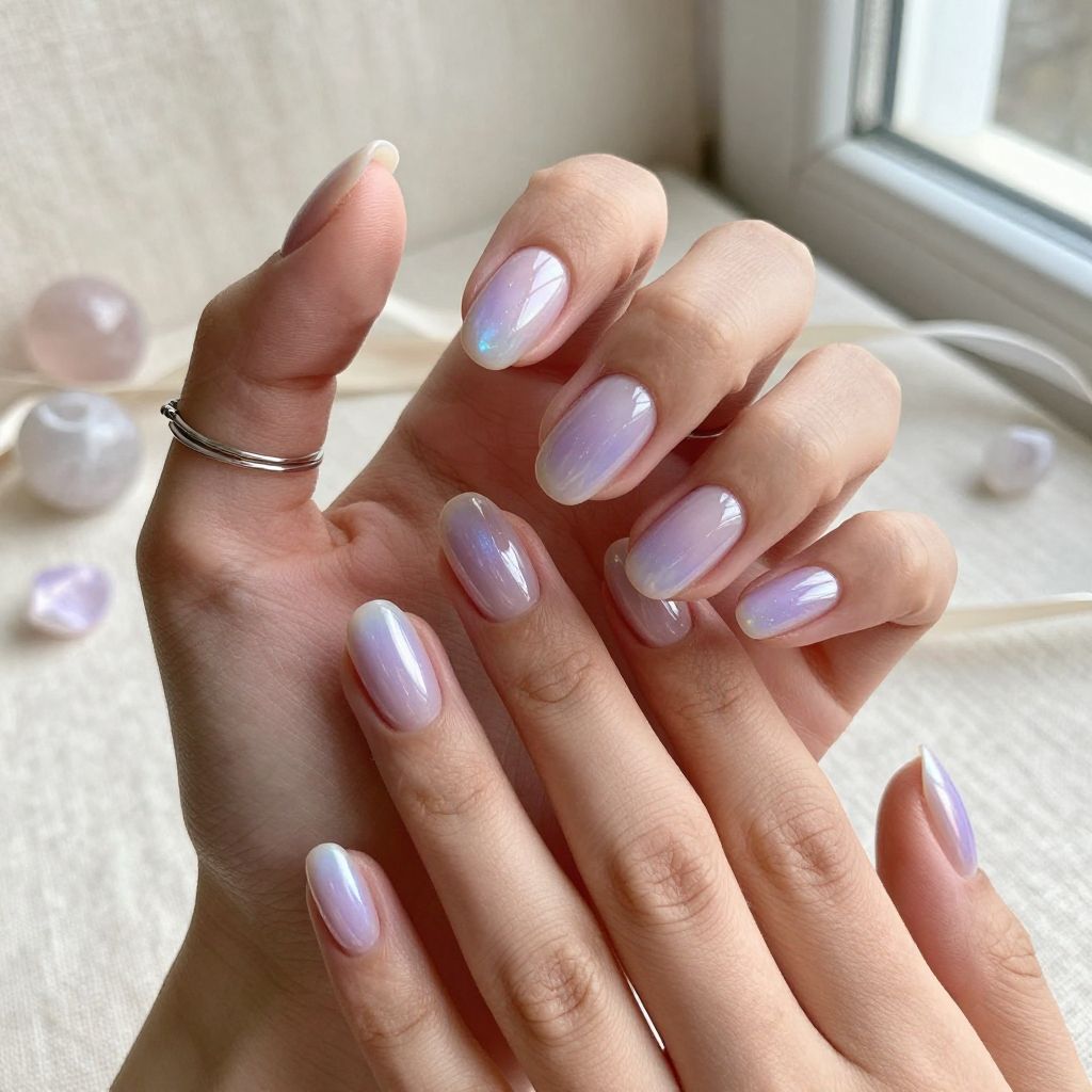 Purple Nail Design Ideas - Purple Aura Nails