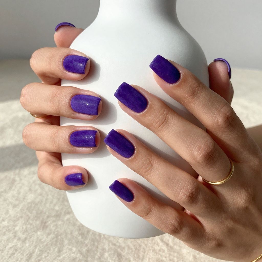 Royal Purple Velvet Texture Matte