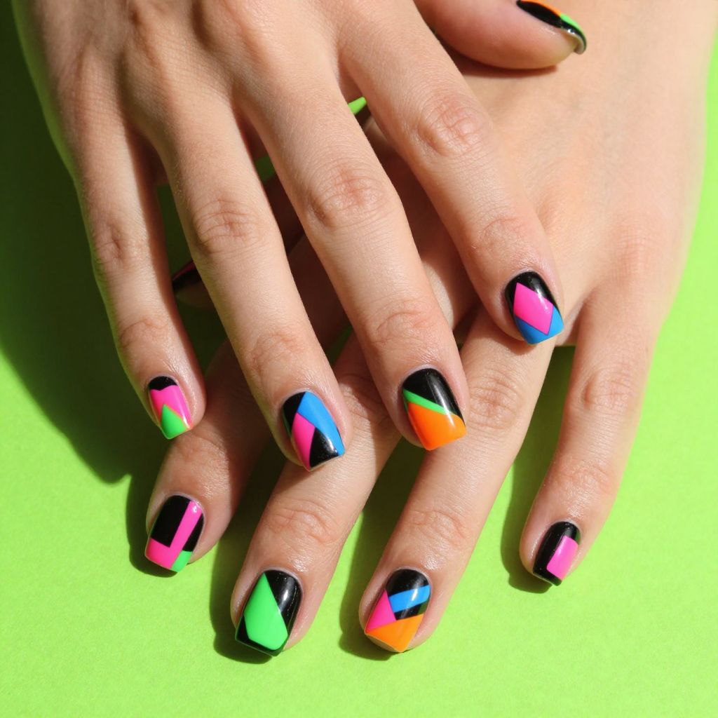 Rainbow nail idea 3