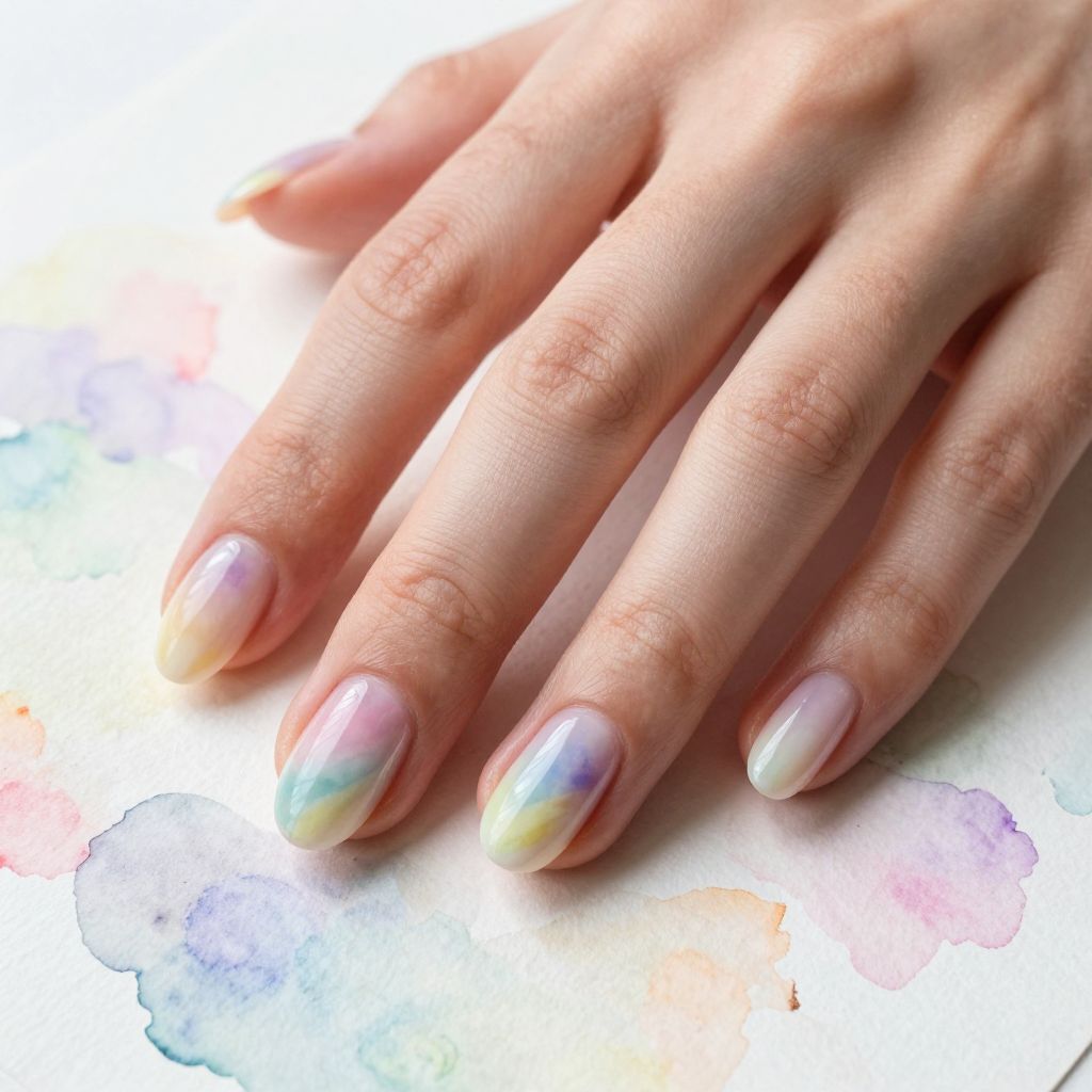 Rainbow nail idea 4