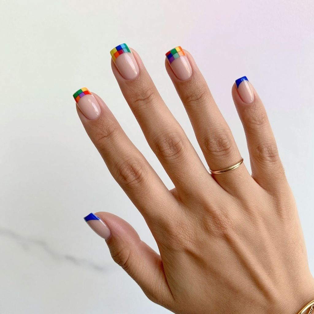 Rainbow Nail Ideas 10