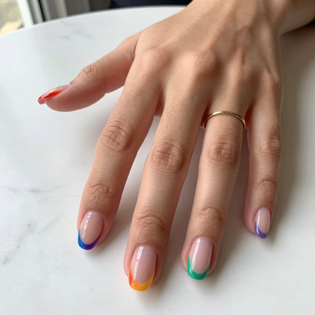 Rainbow Nail Ideas 3