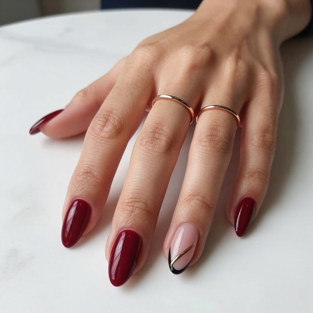 Red And Black Nail Ideas 1