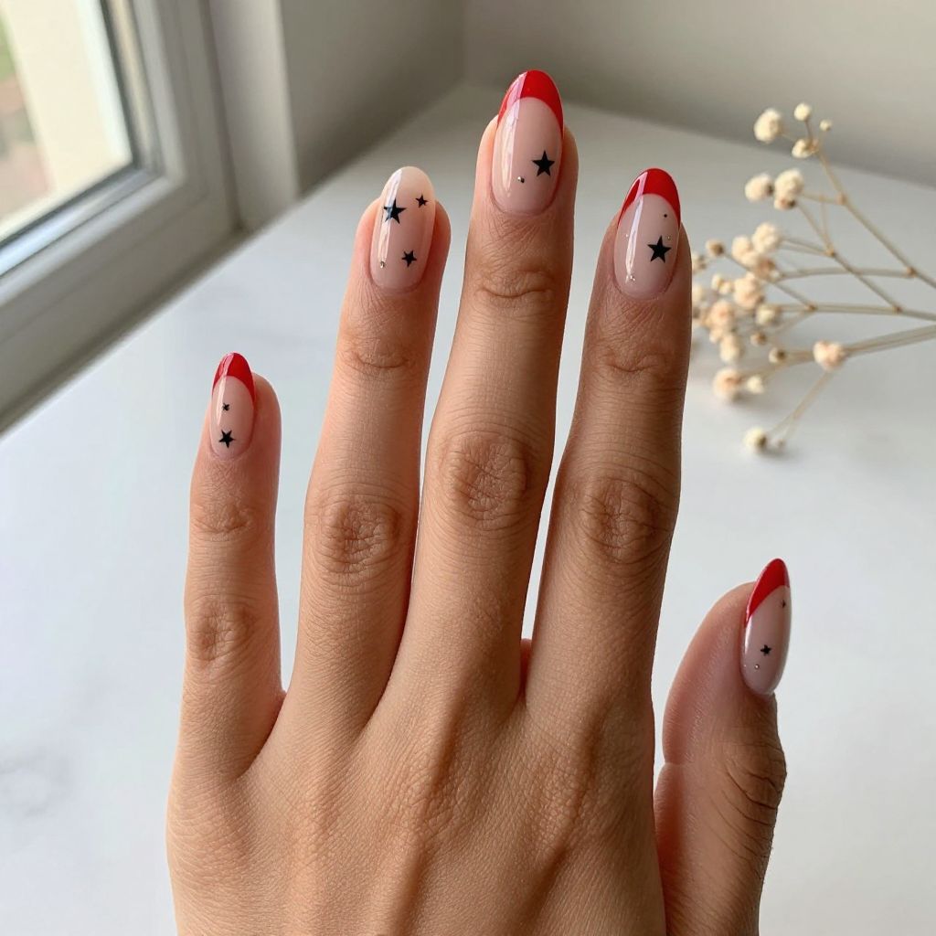 Red And Black Nail Ideas 12