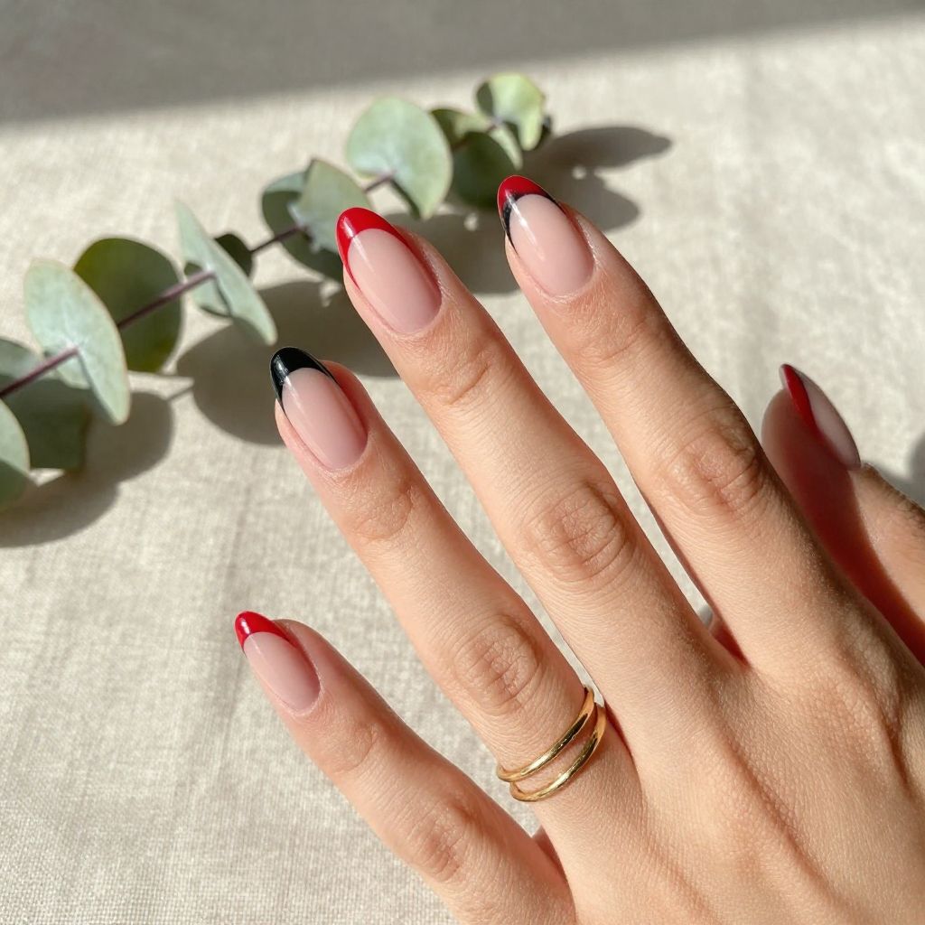 Red And Black Nail Ideas 3
