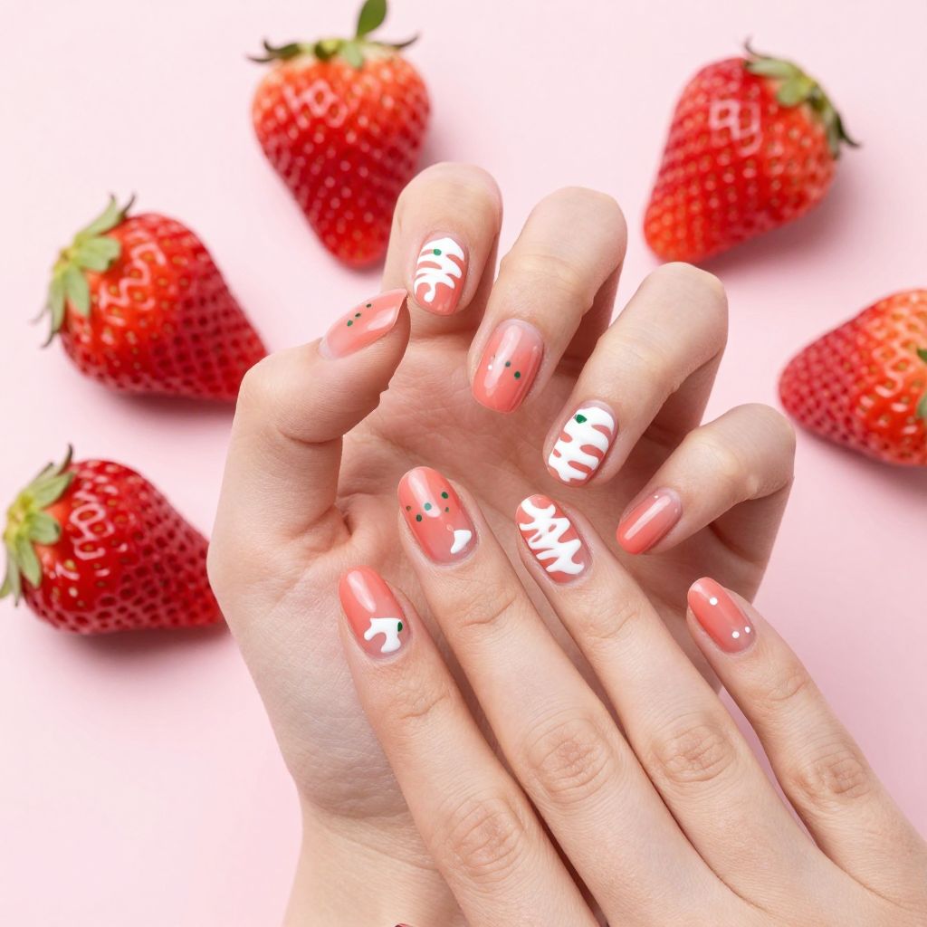 Red And White Nail Designs nail idea 2