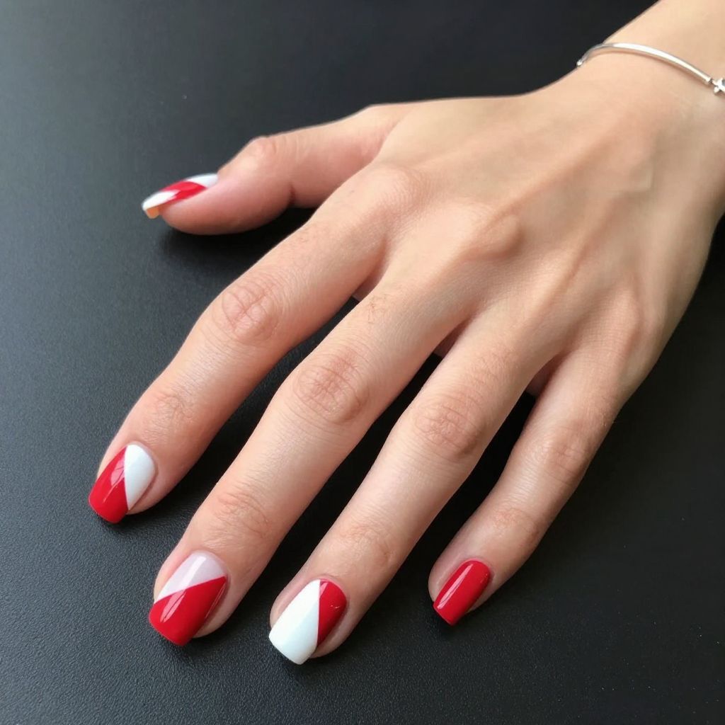 Red And White Nail Designs nail idea 3