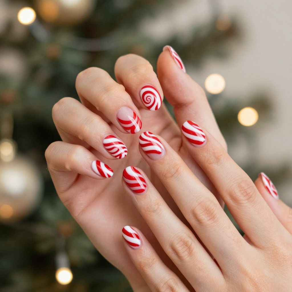 Red And White Nail Designs nail idea 4