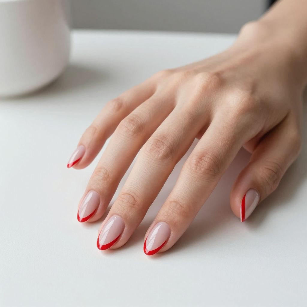 Red And White Nail Designs nail idea 7