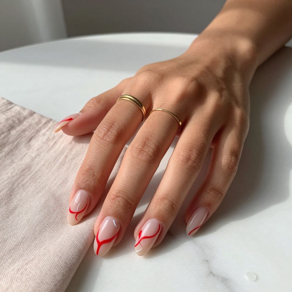 Red Nail Design Ideas 11