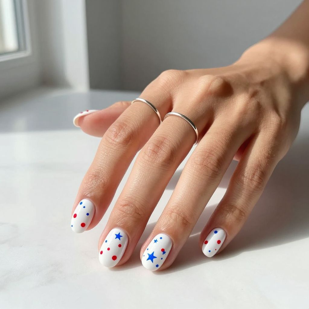 Red White And Blue Nail Ideas 2