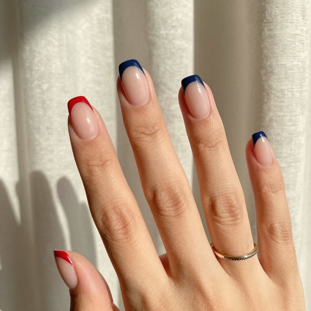 Red White And Blue Nail Ideas 4