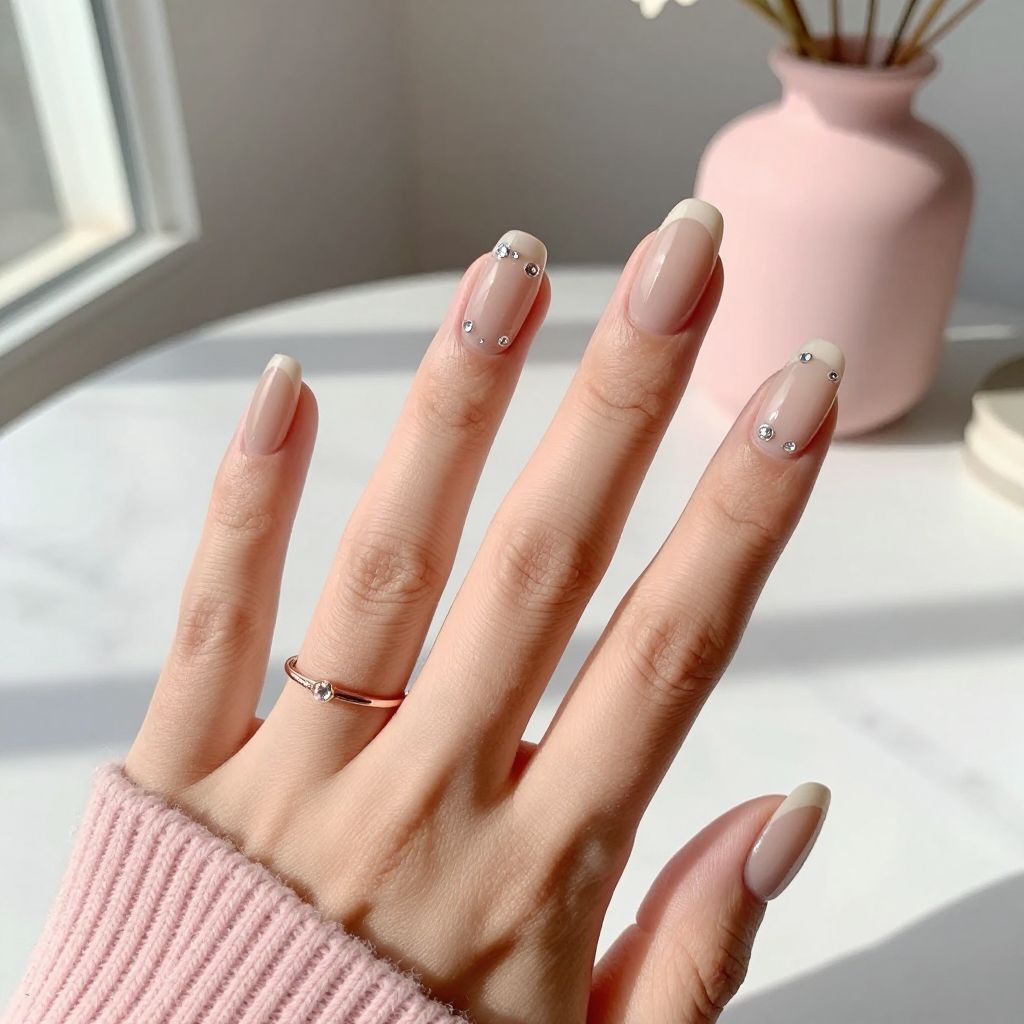 Rhinestone Nail Art Ideas 1