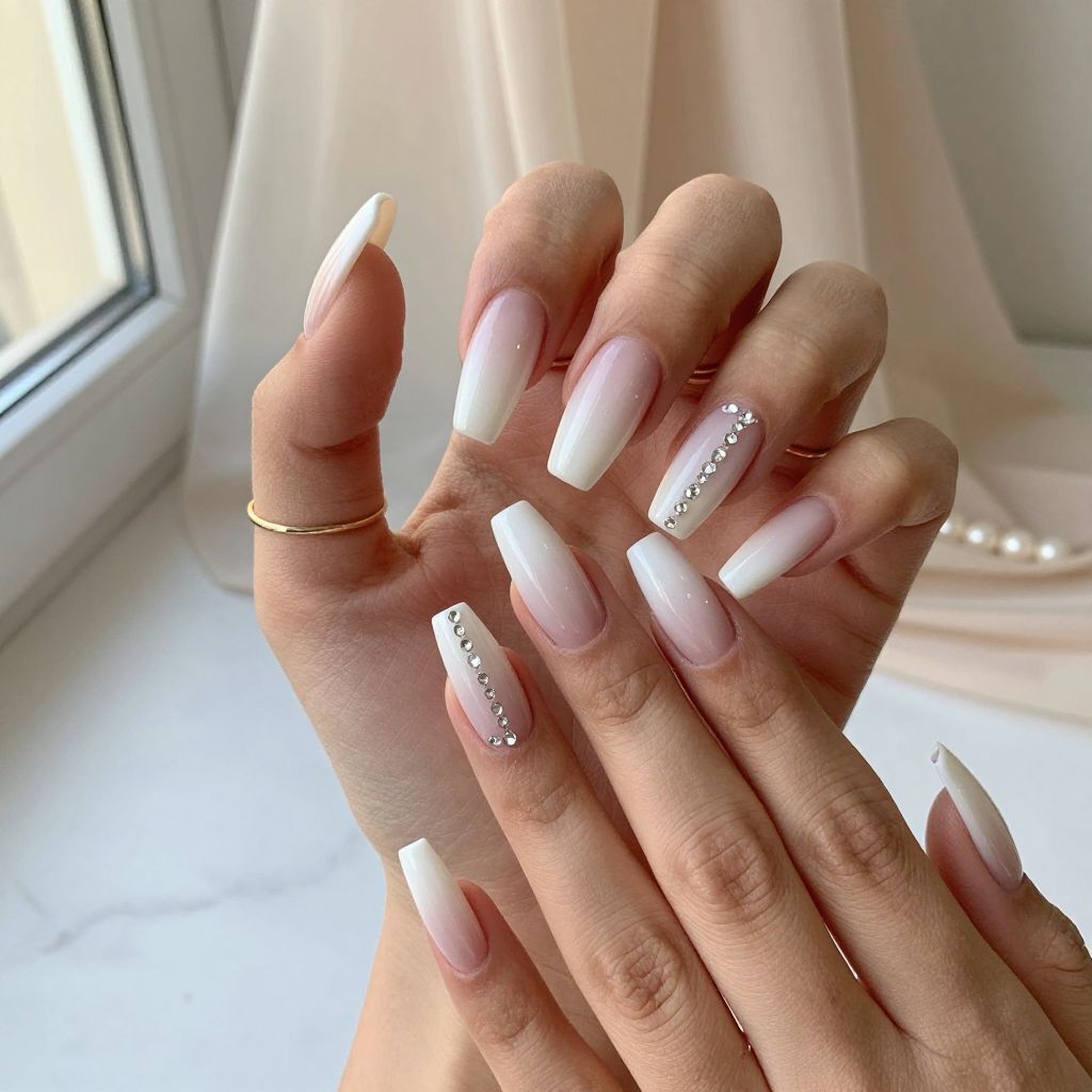 Rhinestone Nail Art Ideas 11