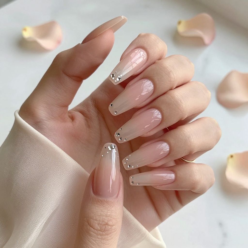 Rhinestone Nail Art Ideas 14