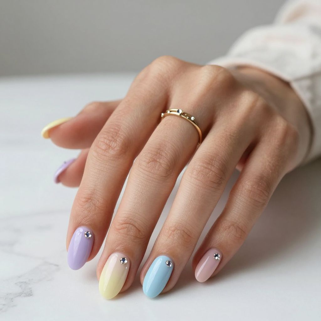 Rhinestone Nail Art Ideas 15