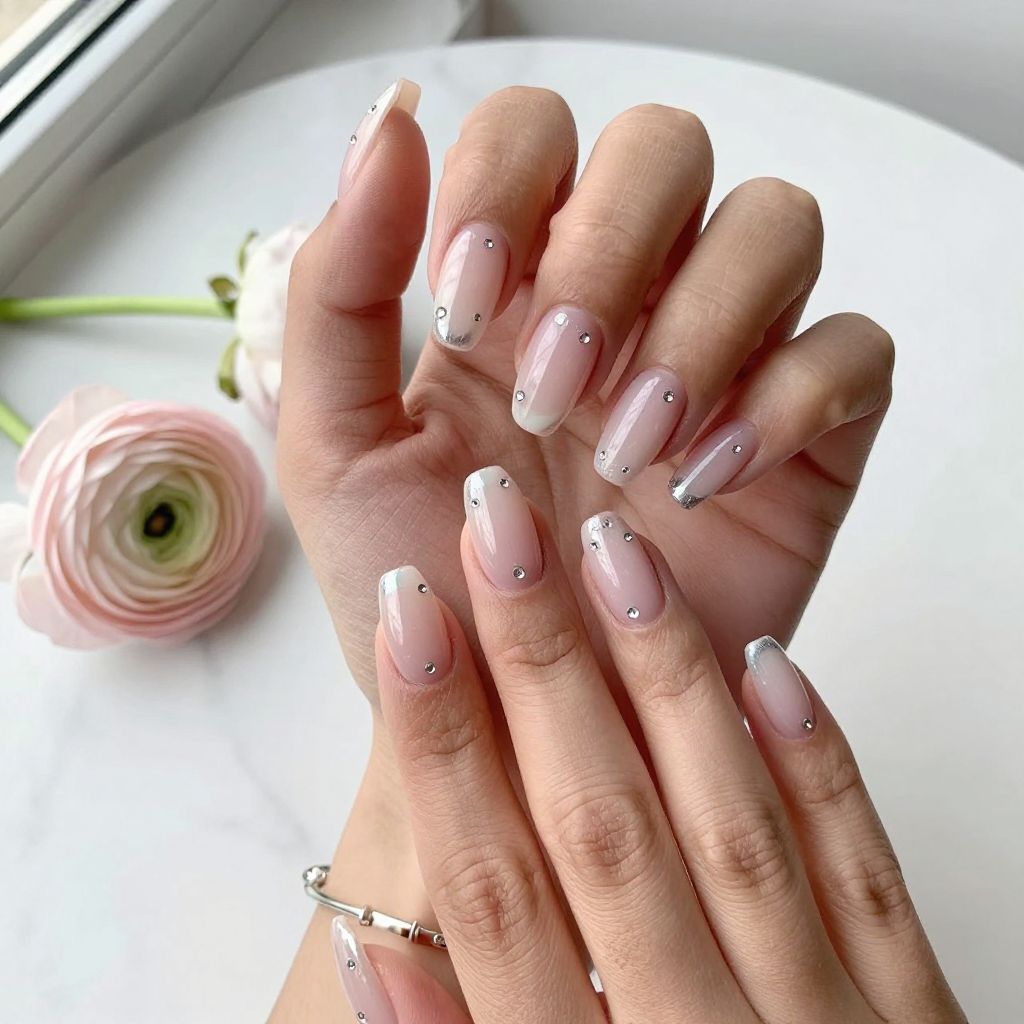 Rhinestone Nail Art Ideas 4