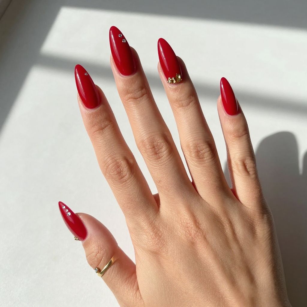 Rhinestone Nail Art Ideas 7