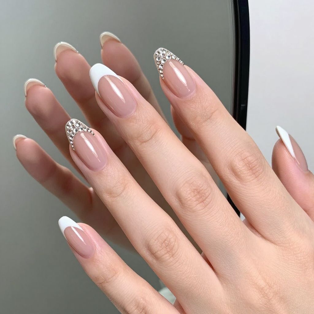 Rose Gold Nails idea 13