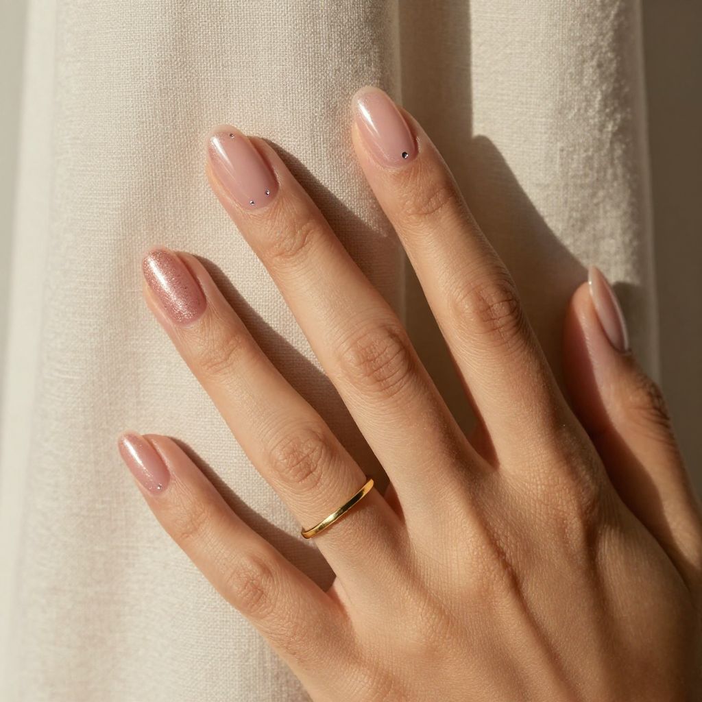 Rose Gold Nail Ideas 1