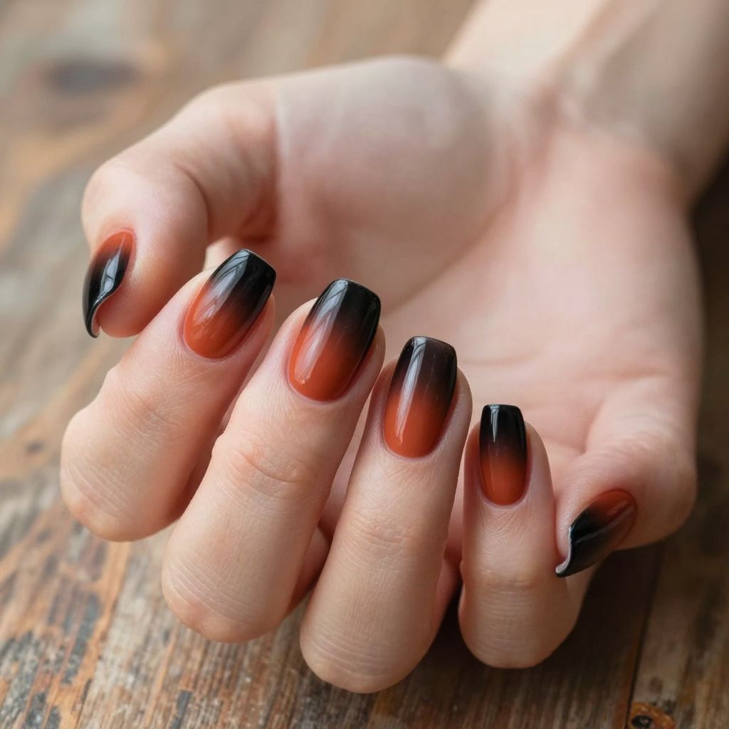 Short Acrylic Nail Design 10