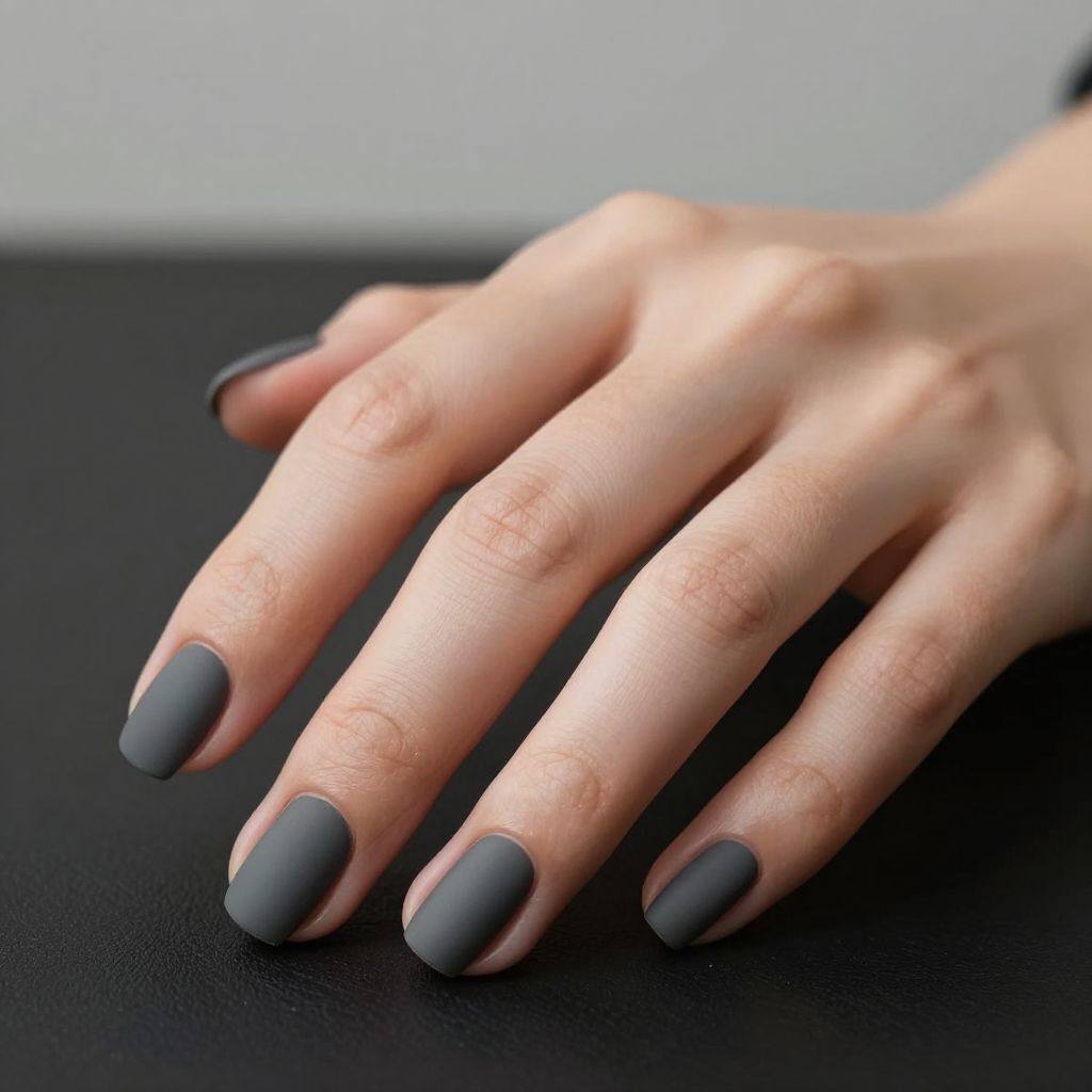 Short Acrylic Nail Design 12