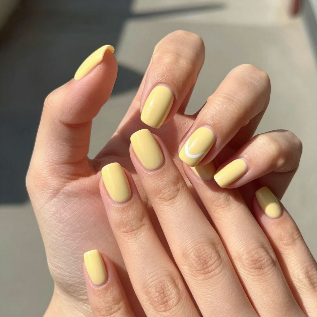 Short Acrylic Nail Design 15