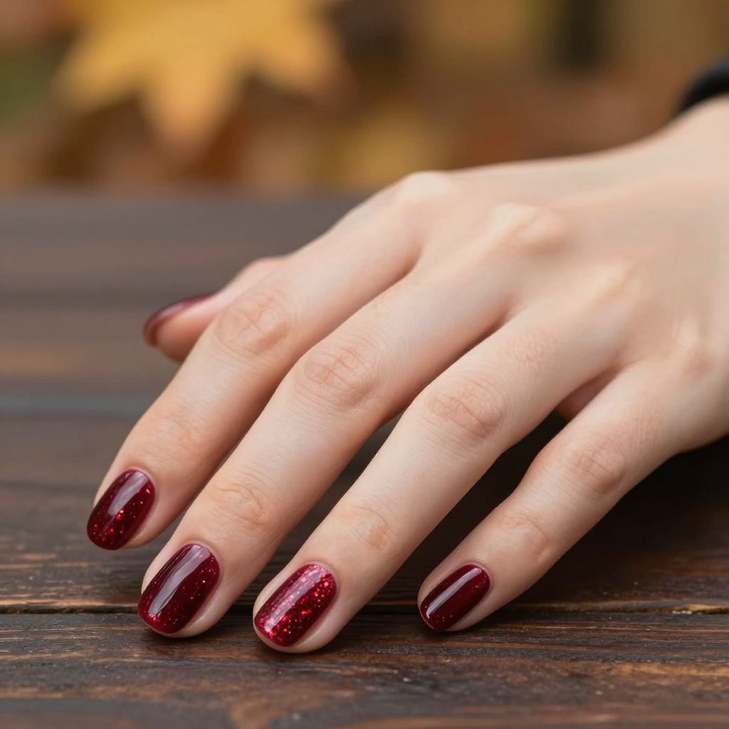 Short Acrylic Nail Design 2