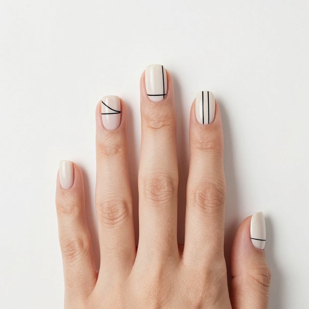 Short Acrylic Nail Design 5