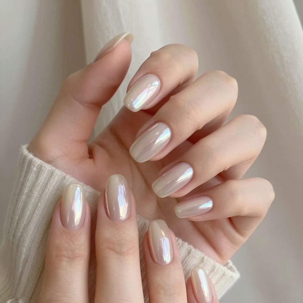 Short Acrylic Nail Design 7