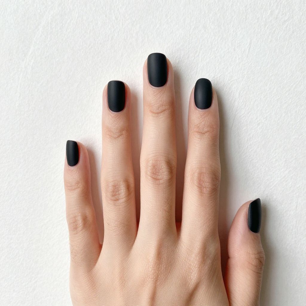 Short Black Nail Designs nail idea 3