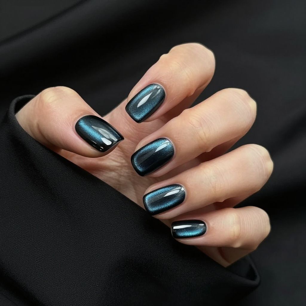 Short Black Nail Designs nail idea 6