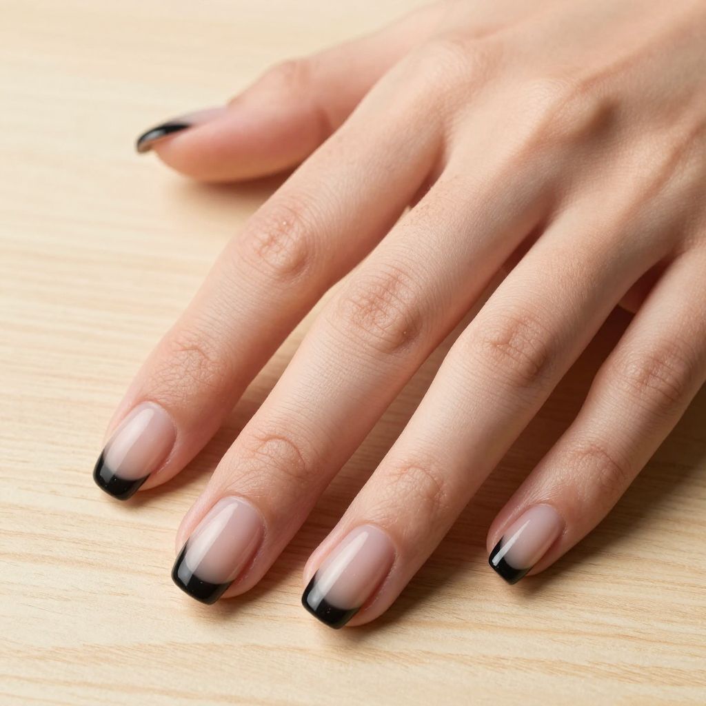 Short Black Nail Designs nail idea 8