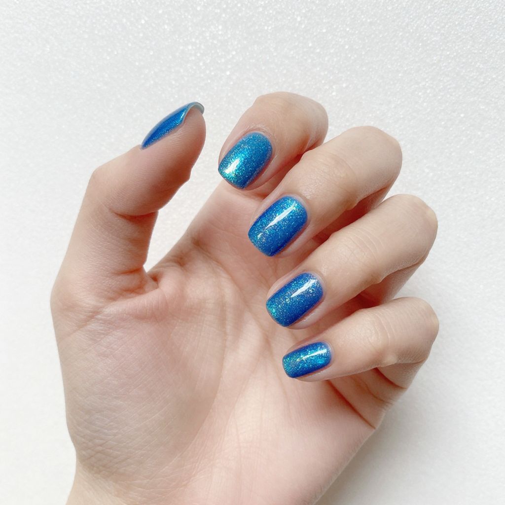 Blue nails nail idea 10