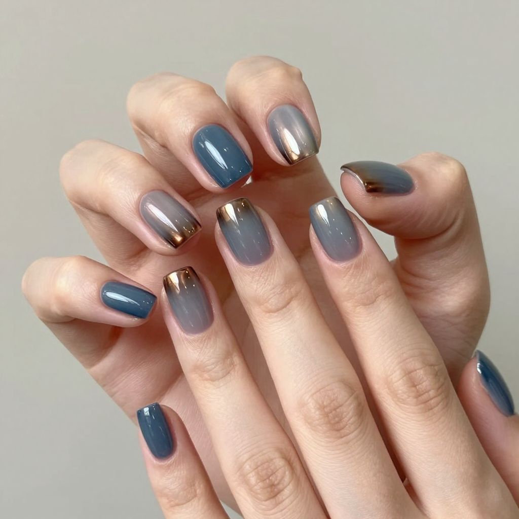 Blue nails nail idea 11