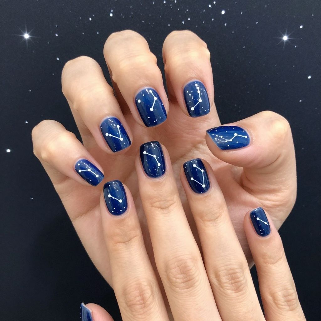Blue nails nail idea 15
