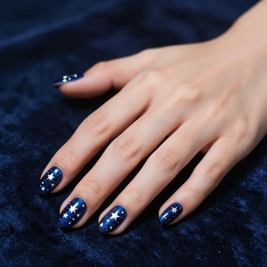 Blue nails nail idea 4