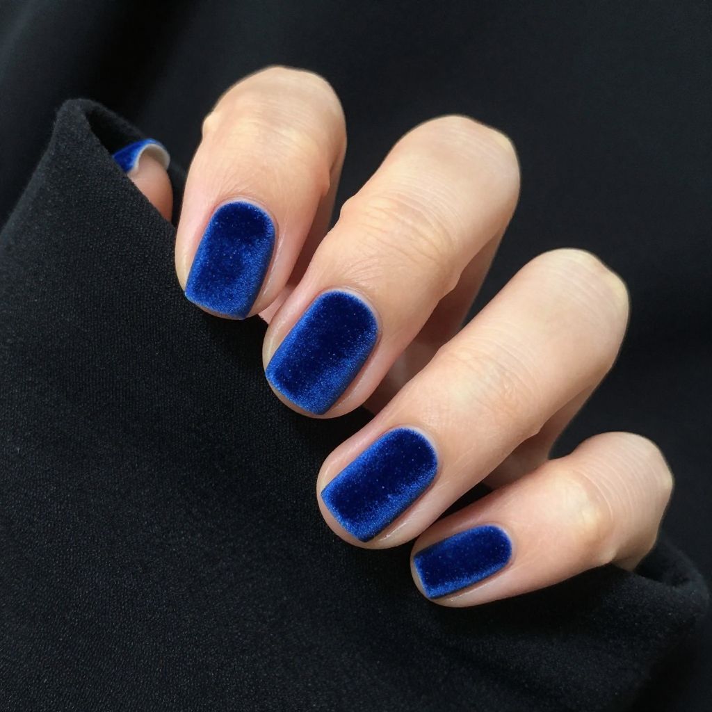 Blue nails nail idea 6
