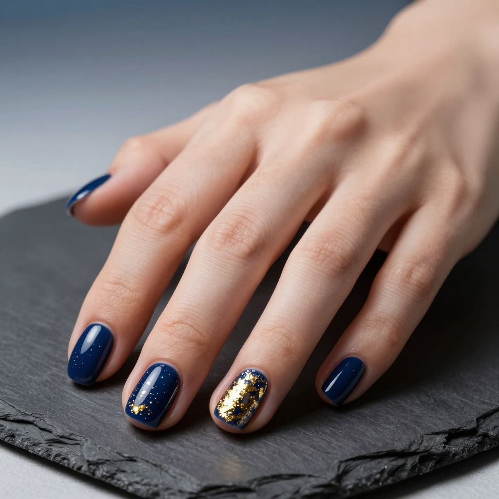 Blue nails nail idea 8