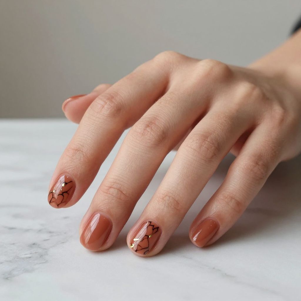 Short Fall Nail Designs terracotta idea 4