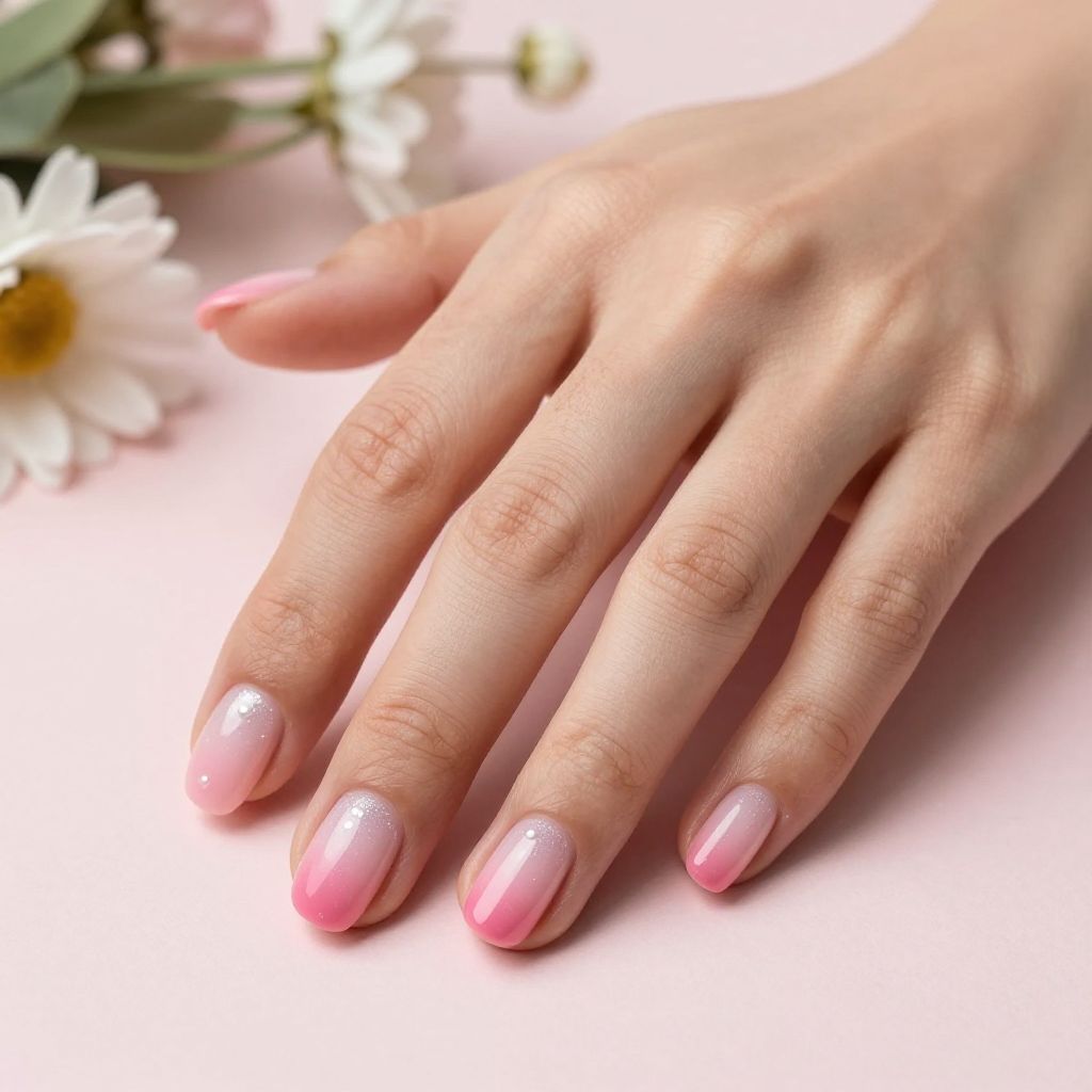 Short gel nail idea 3